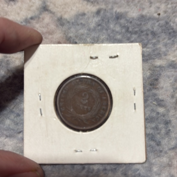 1864 two cent piece - Picture 2 of 2